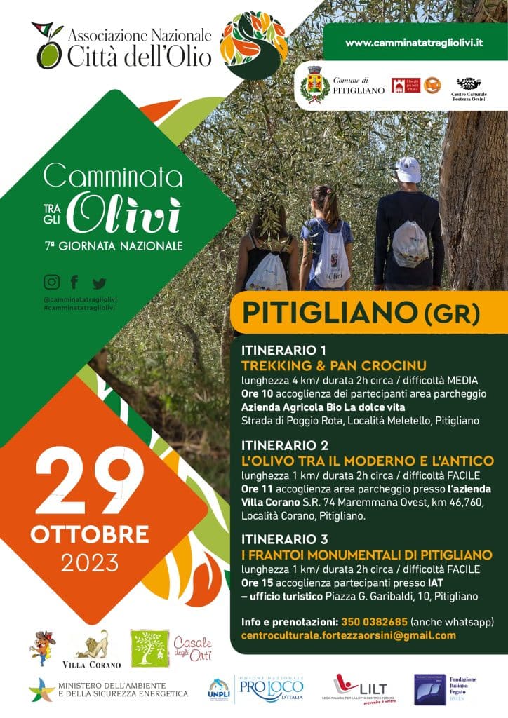 Ambiente A Pitigliano Domenica 29 Ottobre La Camminata Tra Gli Olivi