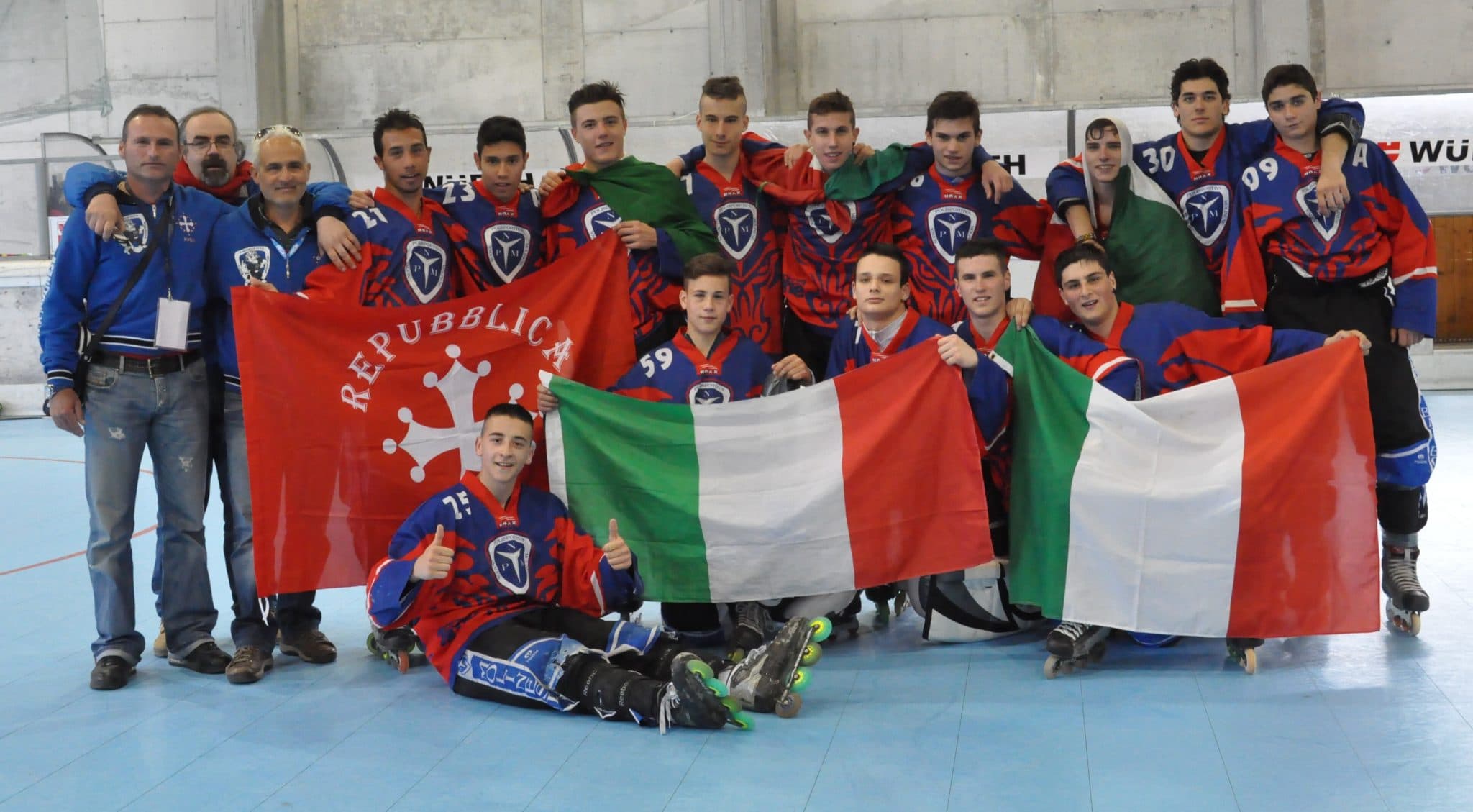 Bad Boars Molinese squadra Campione dItalia Under 20 Roana 2013