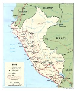 cartina perù