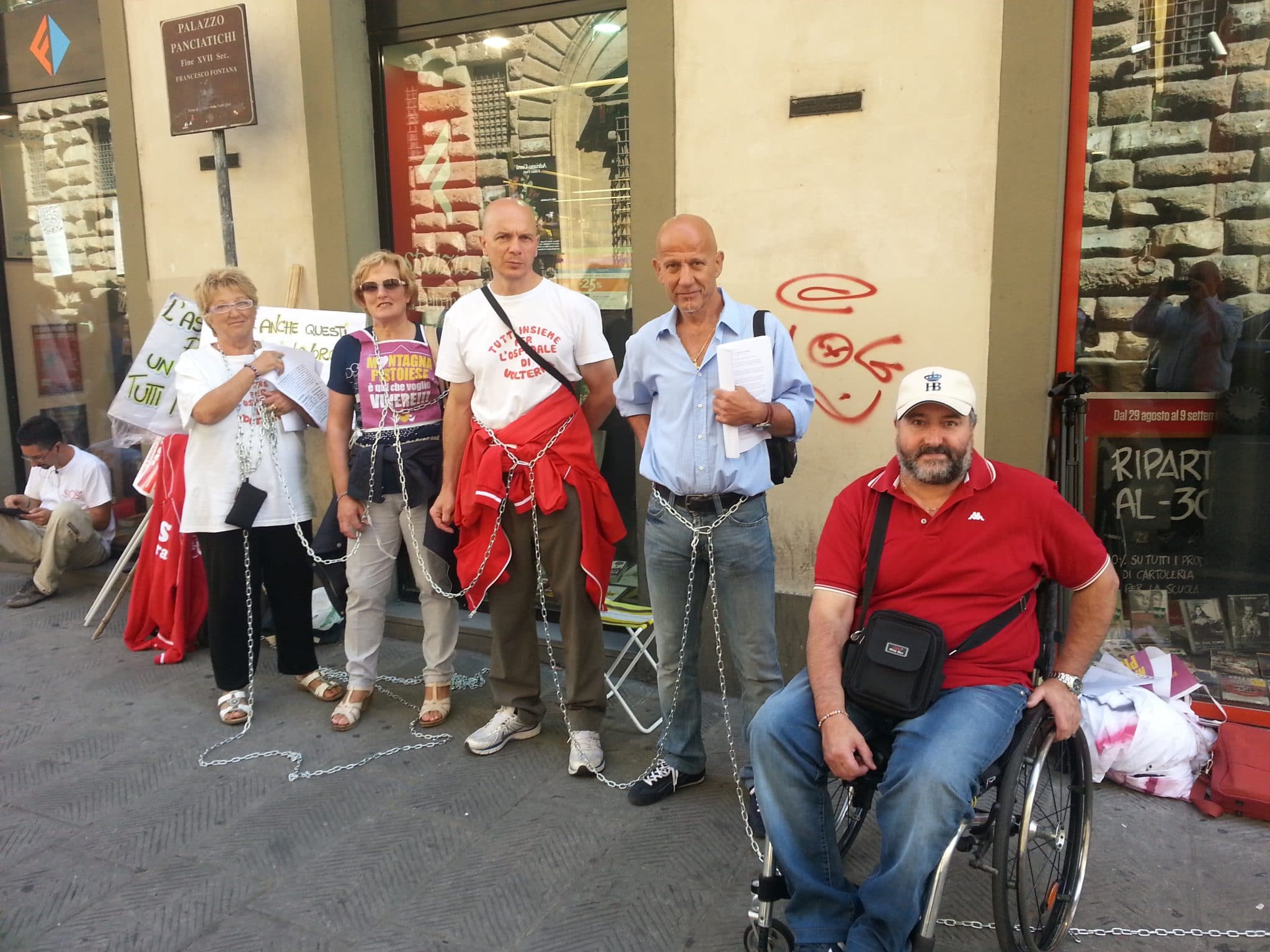 manifestazione comitati sanità Regione Toscana 2