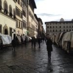 Sciopero mercato di San Lorenzo a Firenze