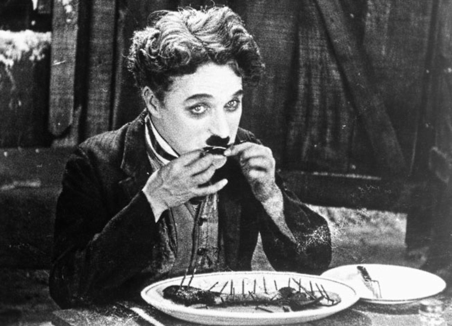 Chaplin the gold rush boot