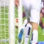 Juventus-Trazbonspor, azione gol annullato 2