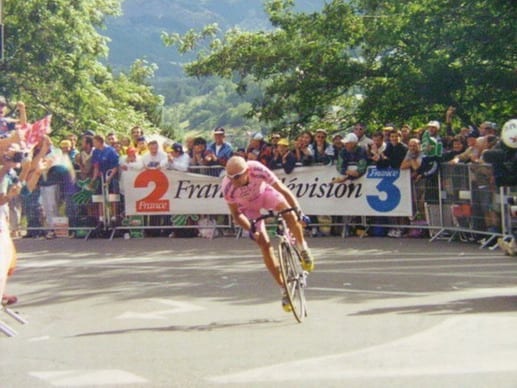 Marco Pantani a Briançon (Tour de France 2000)