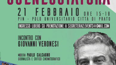 Locandina incontro Prato Film Festival @ PIN 21 02 con Giovanni Veronesi