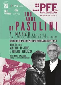 100 anni di Pasolini Incontro PFF con Alberto Testone e Roberto Herlitzka @PIN 07 03 2022