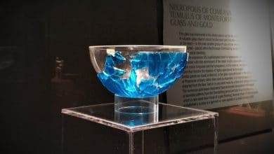 Coppa vetro museo artimino