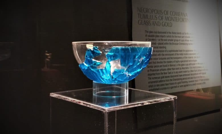 Coppa vetro museo artimino