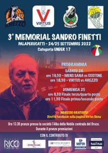 Locandina 3° Memorial Sandro Finetti