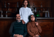 Duccio Frullani con il padre Sandro e la madre Daniela Vantaggioli