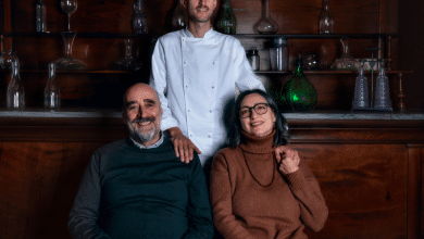 Duccio Frullani con il padre Sandro e la madre Daniela Vantaggioli