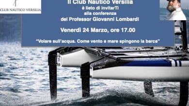 Invito Conferenza al Club Nautico Versilia Volare sullacqua. Come vento e mare spingono la barca.