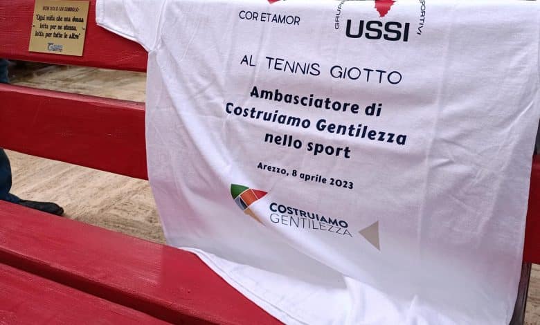 Tennis Giotto Costriamo gentilezza nello sport 08.04 2