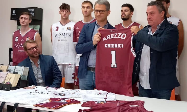 Scuola Basket Arezzo Presentazione divise 2023 2024 1
