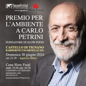Premio Carlo Petrini Tignano Festival