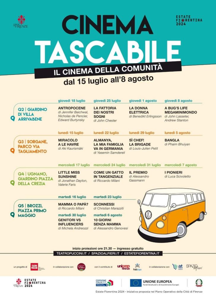 Locandina cinema tascabile