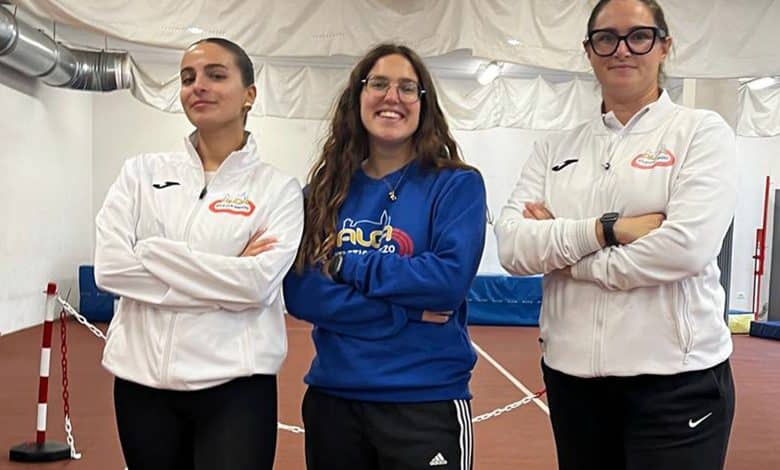 Alga Atletica Arezzo Elena Verdelli Arianna Mirelli ed Elisa Boncompagni 1