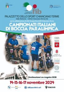 Locandina Campionati Italiani Boccia Paralimpica