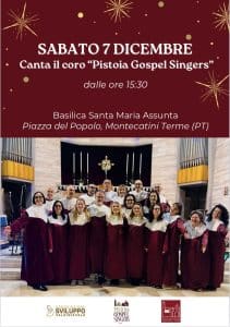 Pistoia Gospel Singers Natale 2024 Associazione Sviluppo Valdinievole