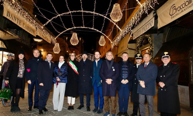 accensione luminarie Ponte Vecchio 2024