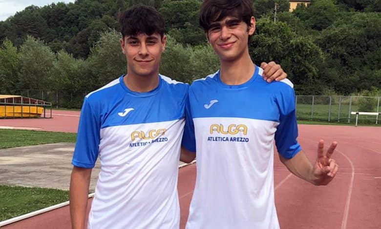 Alga Atletica Arezzo Filippo Guiducci e Matteo Bernardini 1