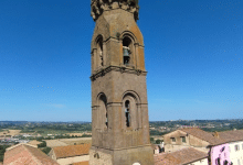 il campanile del Bellincioni visto dal Municipio