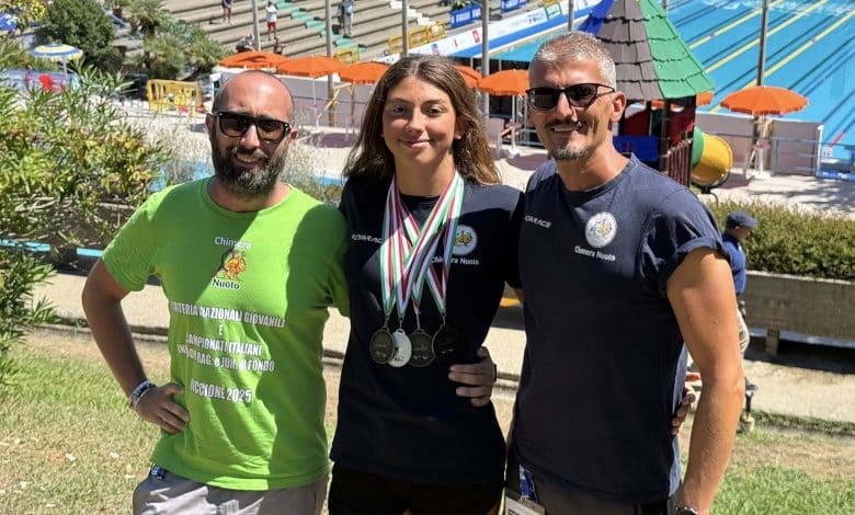 Chimera Nuoto Sofia Napoli Campionati Italiani Estivi Giovanili 1