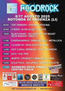 locandina 2025 Food Rock