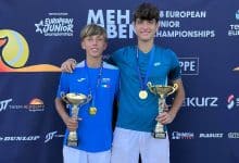 Tennis Giotto Gribaldo e Ciurnelli titolo europeo 1