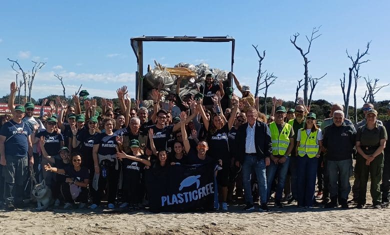 plastic free spiaggia gombo san rossore