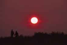 tramonto amore coppia campagna pix