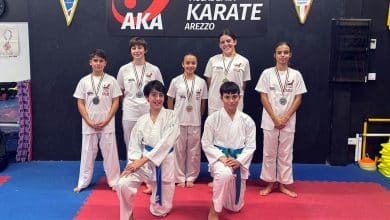 Accademia Karate Arezzo Esordienti 2025 1