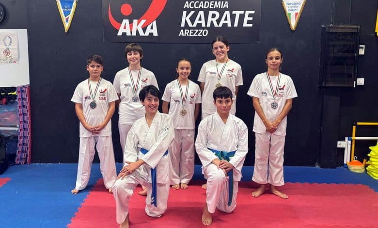 Accademia Karate Arezzo Esordienti 2025 1