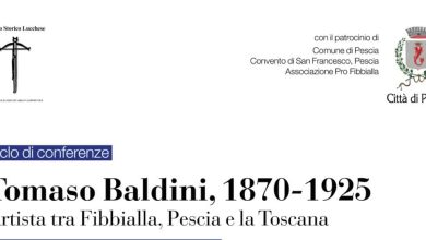 Cultura, un ciclo di convegni sull'artista Tomaso Baldini tra Fibbialla e Pescia 11 BALDINI CICLO DI INCONTRI e1763538979375