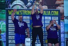 Pisa, Paolo Acquaviva trionfa al Campionato Italiano di Strongman 2025 4 Podio Italys Strongest Man 2025. Acquaviva Cambi Videtta e1763029717542
