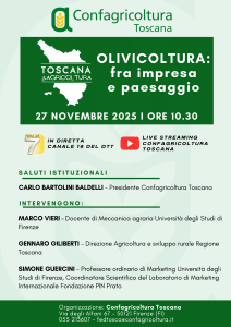 TOSCANA AGRICOLTURA 27 novembre