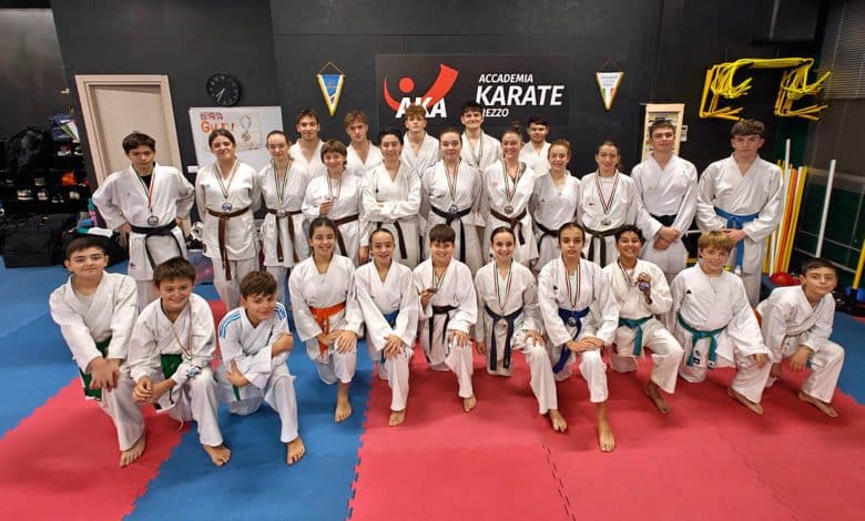 Accademia Karate Arezzo Gruppo Campionato Nazionale AICS 1
