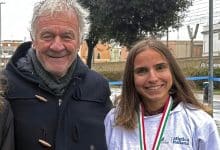 Sofia Fiorini con Antonio La Torre direttore tecnico FIDAL 1