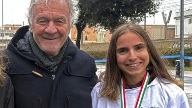 Sofia Fiorini con Antonio La Torre direttore tecnico FIDAL 1