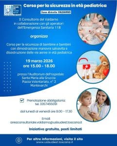 Corso sicurezza pediatrica del 19 marzo